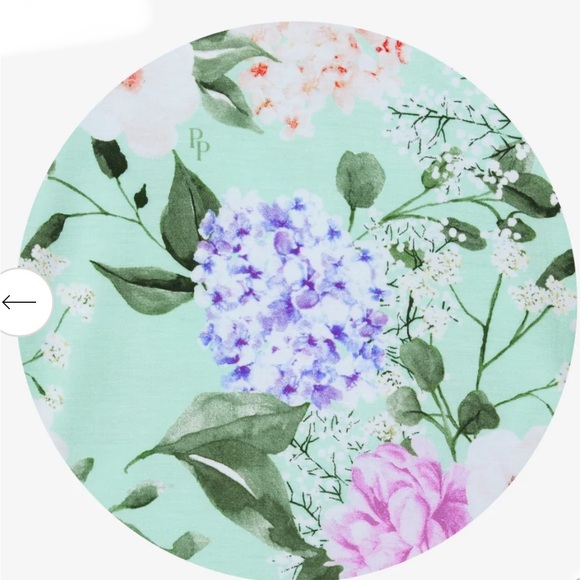 Baby👶🏼Girls👧🏻Bamboo🎋Footie Ruffled Zippered One Piece Erin Floral💐Sz 3-6M - Picture 8 of 11